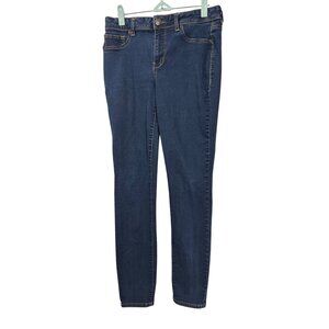 Maurices Womens High Rise Jegging Skinny Jeans M Regular Dark Wash Cotton Blend
